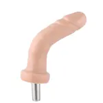 Dildo Flexibel 3XLR  voor Auxfun Basic Seksmachine Nude