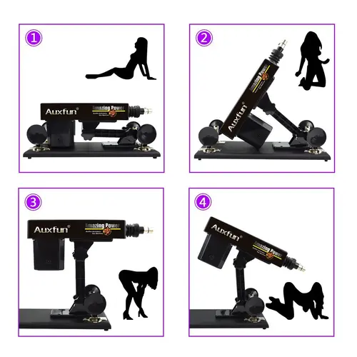 Package René Auxfun Basic Sex Machine With 5 Attachments