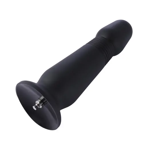 Dildo Granaat KlicLok en Zuignap 25 CM Zwart