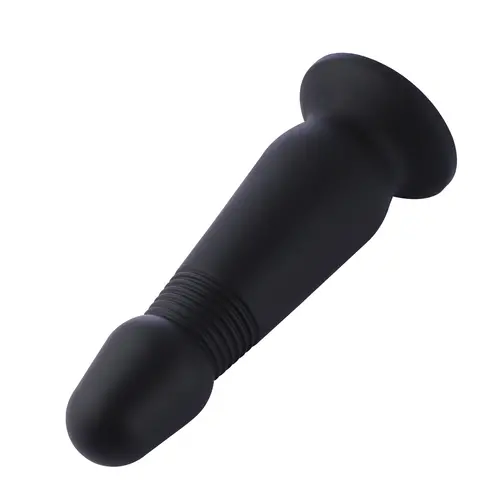 Dildo Granaat KlicLok en Zuignap 25 CM Zwart