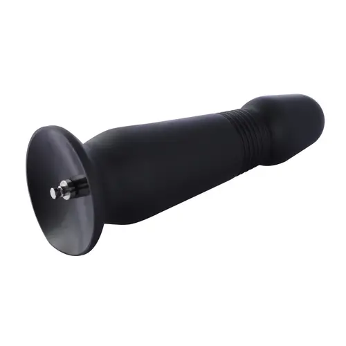 Dildo Granaat KlicLok en Zuignap 25 CM Zwart