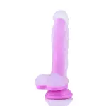 Glow in the Dark Dildo KlicLok 24 CM Roze