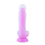 Glow in the Dark Dildo KlicLok 24 CM Pink