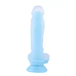 Glow in the Dark Dildo KlicLok 24 CM Blauw