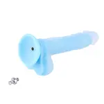 Glow in the Dark Dildo KlicLok 24 CM Blauw