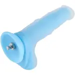 Glow in the Dark Dildo KlicLok and Suction Cup 20 CM Blue