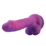 Vibrating Dildo Including Remote Control 19 CM KlicLok Purple