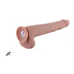 Dildo Vibrating including Remote Control 28 CM KlicLok Nude