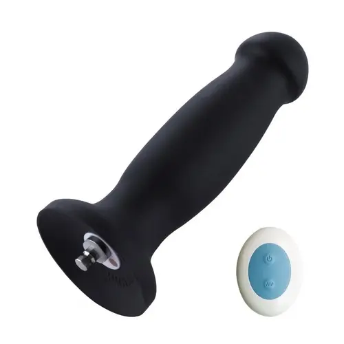 Vibrating Dildo including Remote Control 18 CM KlicLok Black