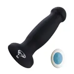 Vibrating Dildo including Remote Control 18 CM KlicLok Black