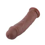 Dildo XL KlicLok Large 25+ CM Brown