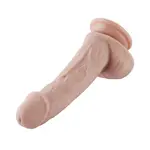 Dildo Vibrating including Remote Control 20 CM Nude