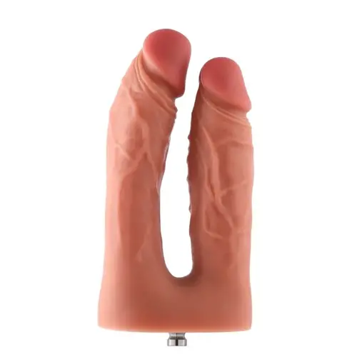 Dildo Double KlicLok Medium 15-19 CM Nude