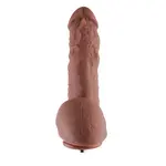 Dildo Thick KlicLok Groß 21 CM Braun