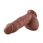 Dildo Thick KlicLok Large 21 CM Brown