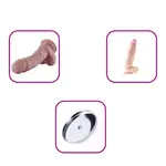 Pakket Gigolo Pro 1 Premium Smart APP Seksmachine met Mega Zuignap Dildo