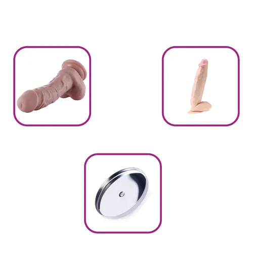 Package Gigolo Pro 1 Premium Smart APP Sex Machine with Mega Suction Cup Dildo