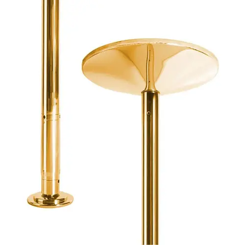 Dance Pole Static and Rotating Gold