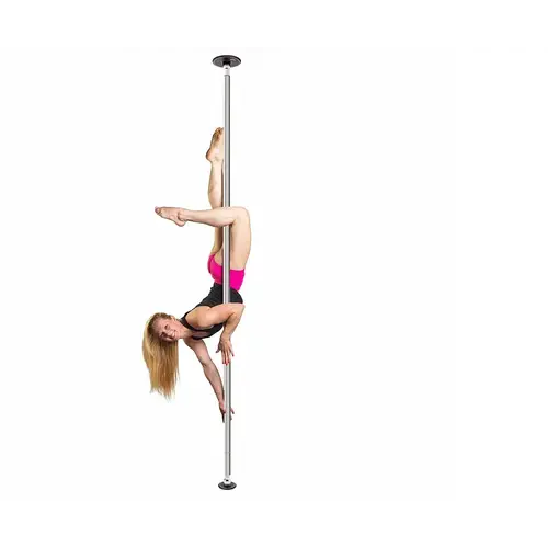 Dance Pole Static and Rotating Gold