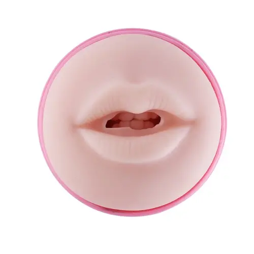 Pocket Masturbator Mouth Pink mit 3XLR Anschluss für Auxfun Basic Sex Machine
