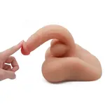 Penis Masturbator Flexibler Dildo mit Anus Nackt