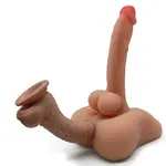 Penis Masturbator Flexibler Dildo mit Anus Nackt