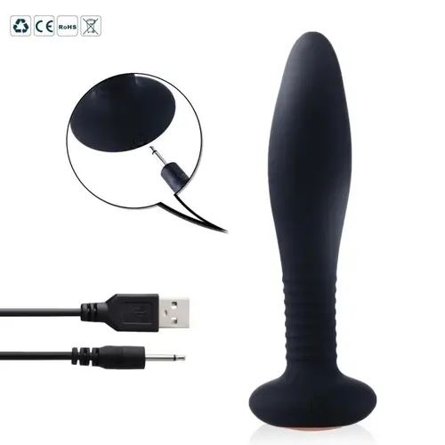 Prostate and anal vibrator with remote control, 100% waterproof anal plug for men and women!