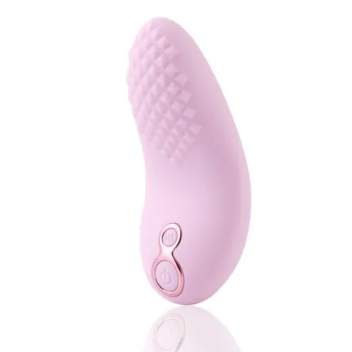 Tongue-shaped Vibrator with 9 modes USB rechargeable