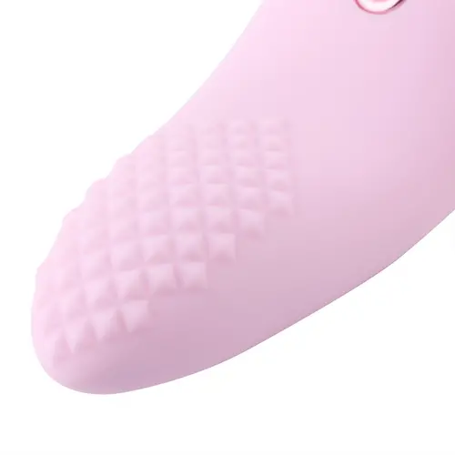 Tongue-shaped Vibrator with 9 modes USB rechargeable
