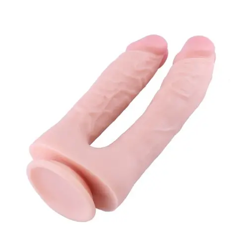 Dubbele Zuignap Dildo