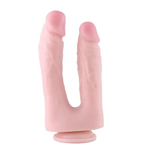 Dubbele Zuignap Dildo