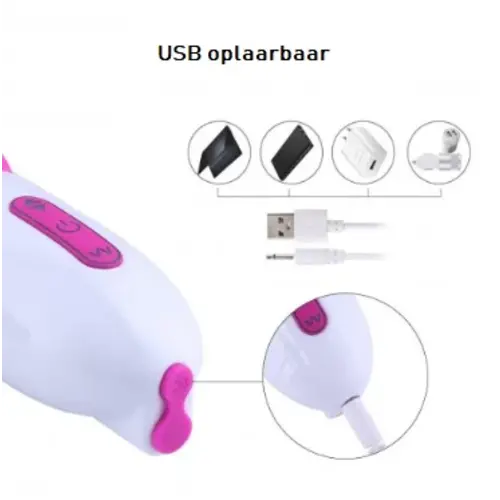 Hismith Vibrator Stotende Vibrator met zuignap G-spot Vibrator.