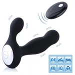 Prostata-Vibrator für Prostata-Stimulation & Anal mit Fernbedienung Schwarz