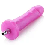 Hismith Anal & vaginal Medical Silicone Dildo Pink with QAC