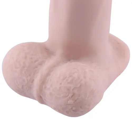 Hismith Silikondildo mit QAC 18 cm lang Durchmesser 5 cm Blank