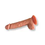 Zuignap Dildo Flesh Medisch Goedgekeurde Siliconen 18 CM