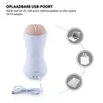 Pocket Pussy Masturbator, met vibratie en kreungeluiden!