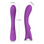 G-Spot en Clitoris Stimulator 9 standen Paars