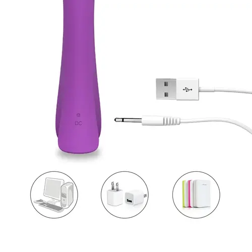 G-Spot and Clitoris Stimulator 9 positions Purple