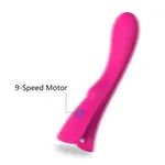G-Spot and Clitoris Stimulator 9 positions Pink
