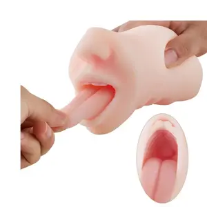 Pocket Pussy Oral Tongue Teeth Realistisches Gefühl!