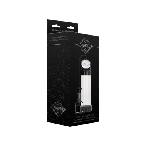 Penis Pomp met Manometer 20 cm insteeklengte