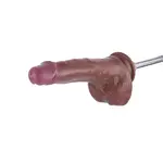 Realistische Dildo KlicLok® en Zuignap 20 cm Coffee