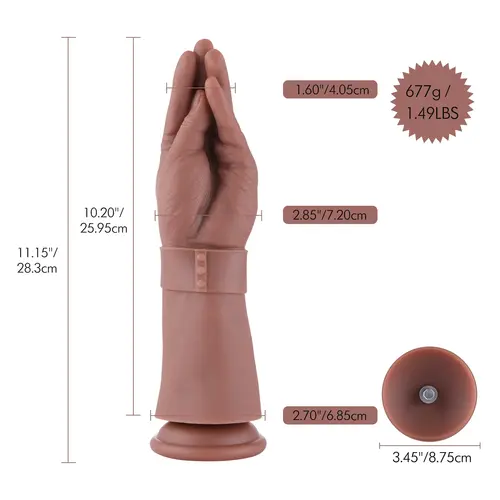 Realistische Vuistdildo 28 cm XL KLicLok