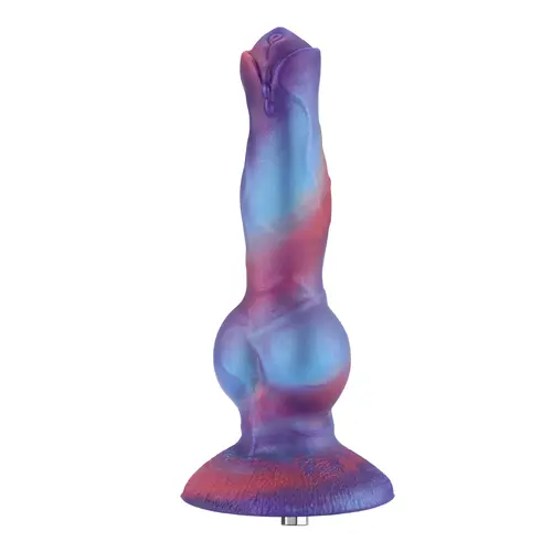 Fantasy Dog Dildo Alpha van Premium Siliconen met KlicLok® Connector en Zuignap