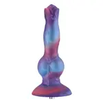 Fantasy Dog Dildo Alpha van Premium Siliconen met KlicLok® Connector en Zuignap