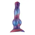 Fantasy Dog Dildo Alpha van Premium Siliconen met KlicLok® Connector en Zuignap