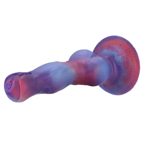 Fantasy Dog Dildo Alpha van Premium Siliconen met KlicLok® Connector en Zuignap