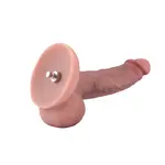 Realistische Dual Density Dildo 17 cm met KlicLok® Connector en Zuignap Realistische Dual Density Dildo 17 cm met KlicLok® Connector en Zuignap