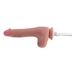 Realistische Dual Density Dildo 23 cm met KlicLok® Connector en Zuignap